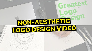 Non-Aesthetic Logo  Design Video | Rohit Gaikwad