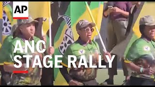 ANC stage rally ahead of South African election