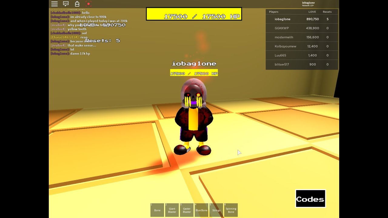 Roblox:Sans multiversal battles....ErrorDust!Sans showcase ...