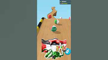الدول العربية التي تحب فلسطين والتي تكهره لعبة سباق Countryballs Youtubeshorts 