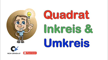 Wie rechnet man den Umkreisradius von einem Quadrat aus?