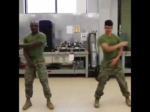 American Soldiers Dancing to Mr Eazi's Akwaaba Song - YouTube