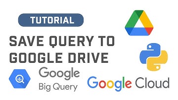 Save Query Output To Google Drive From BigQuery Using Python