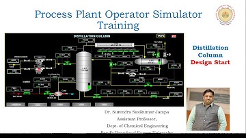 (14) Distillation Column (Design Start)....Simulator Training...(Process Dynamics and Control)