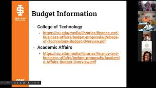 College of Tech Virtual Town Hall June 4, 2020