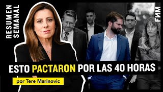 Esto pactaron por las 40 horas | por Tere Marinovic