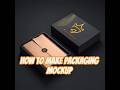Clothing Brand Box Packaging Mockup #pacaging #tutorial #logomockup
