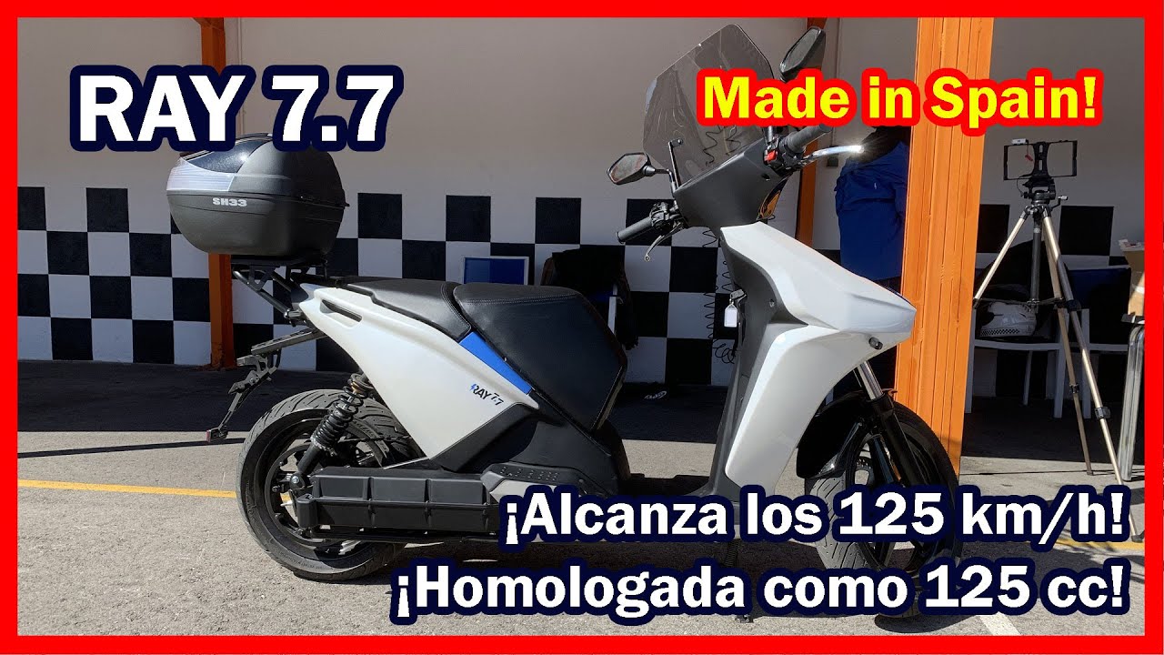 Ray 7 7 Una Escuter Electrica Con 150 Km De Autonomia Y 125 Km H