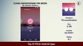 Top 10 Flickr Android Apps