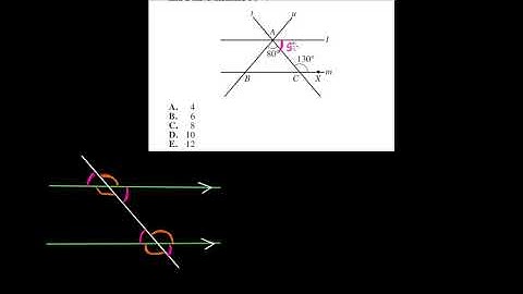 ACT Math Practice Test 2.39: Parallel Lines 2