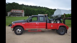 2002 Ford F350 Lariat Tow Truck, 7.3L Diesel, 4x4