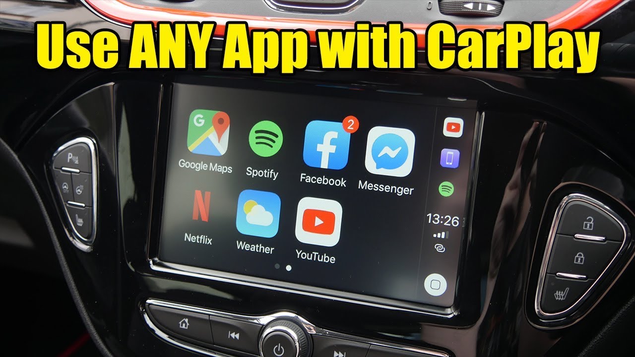 appfacebook  Update New  How to Use ANY App with Apple CarPlay (YouTube, Facebook, Movies etc)