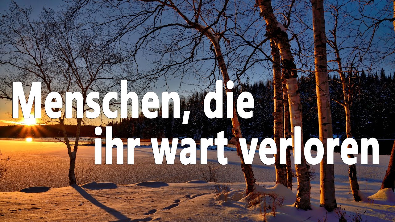 Menschen, die ihr wart verloren (GL 245) - zum Mitsingen mit Text - YouTube