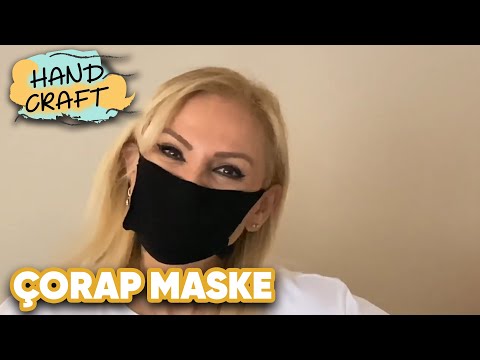 Çoraptan Maske Yapımı | How To Make Mask with Socks? - Handcraft TV Zeliha Sunal