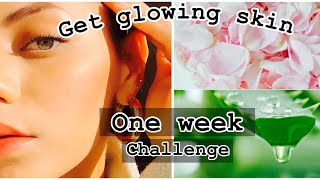 How to get clear,spotless &fair skin in 7 days || 1 week challenge.only by simple ingredients