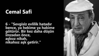 Cemal Safi   Tarihe Damga Vuran 15 Sözü
