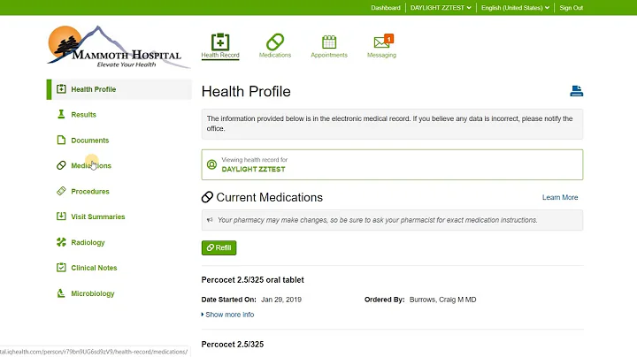 Navigating Your Electronic Health Record