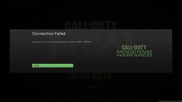 Modern Warfare II BETA Connection Failed!!