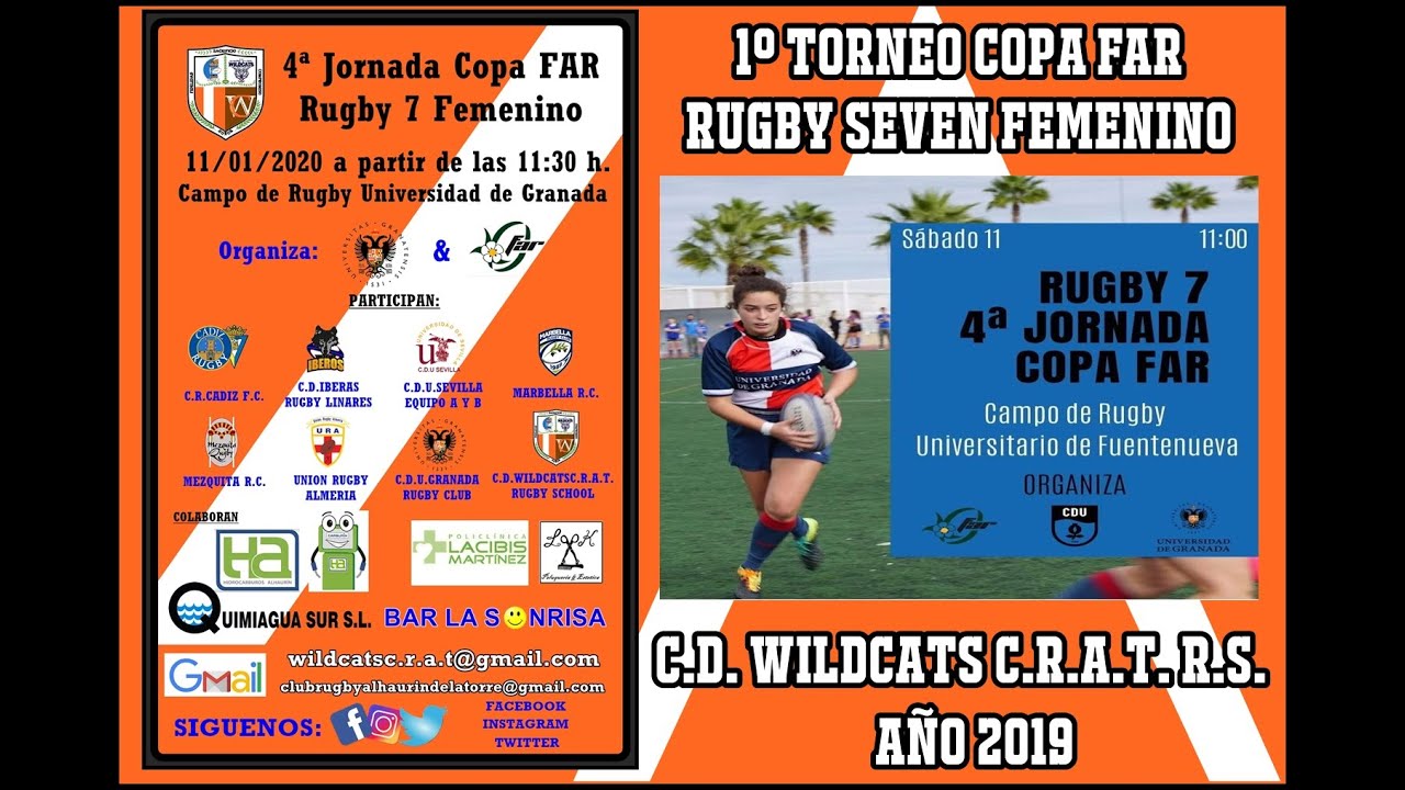 11 01 2020 4Âª Jornada Copa Far Rugby Seven Femenino Granada Granada Youtube