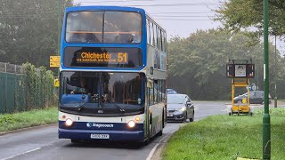 Onboard Stagecoach Bus 18512 (GX06 DXK) | Alexander Dennis Trident ALX400 | Route 51