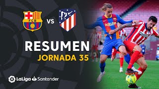 Resumen de FC Barcelona vs Atlético de Madrid (0-0)