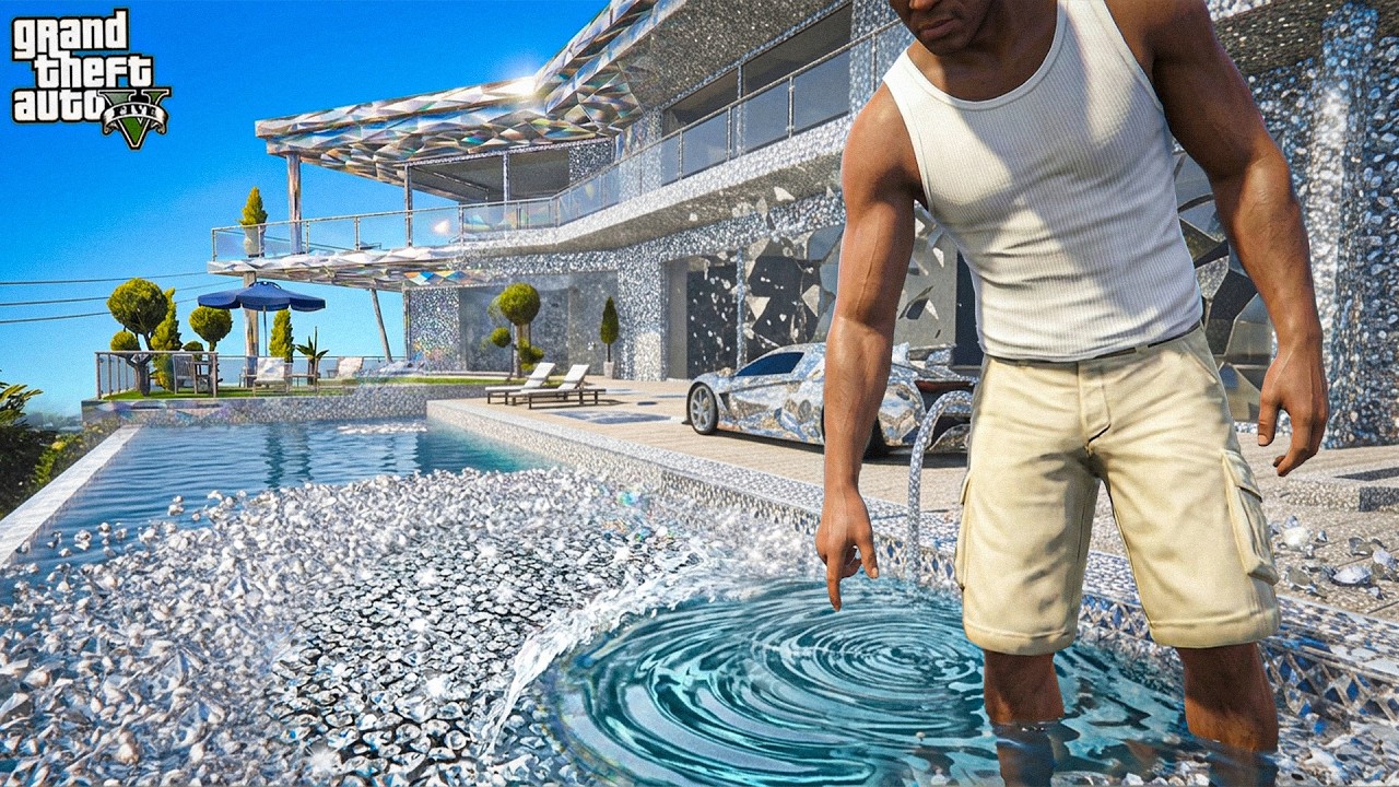 Whatever Franklin Touches Turns Into DIAMOND ! (GTA 5 Mods)