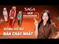BST Đồng hồ Saga nữ đính đá Swarovski đẹp BÁN CHẠY NHẤT | Saga MOP Diamonds
