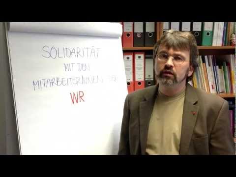 Solidaritätserklärung mit den den MitarbeiterInnen der Westfälische Rundschau