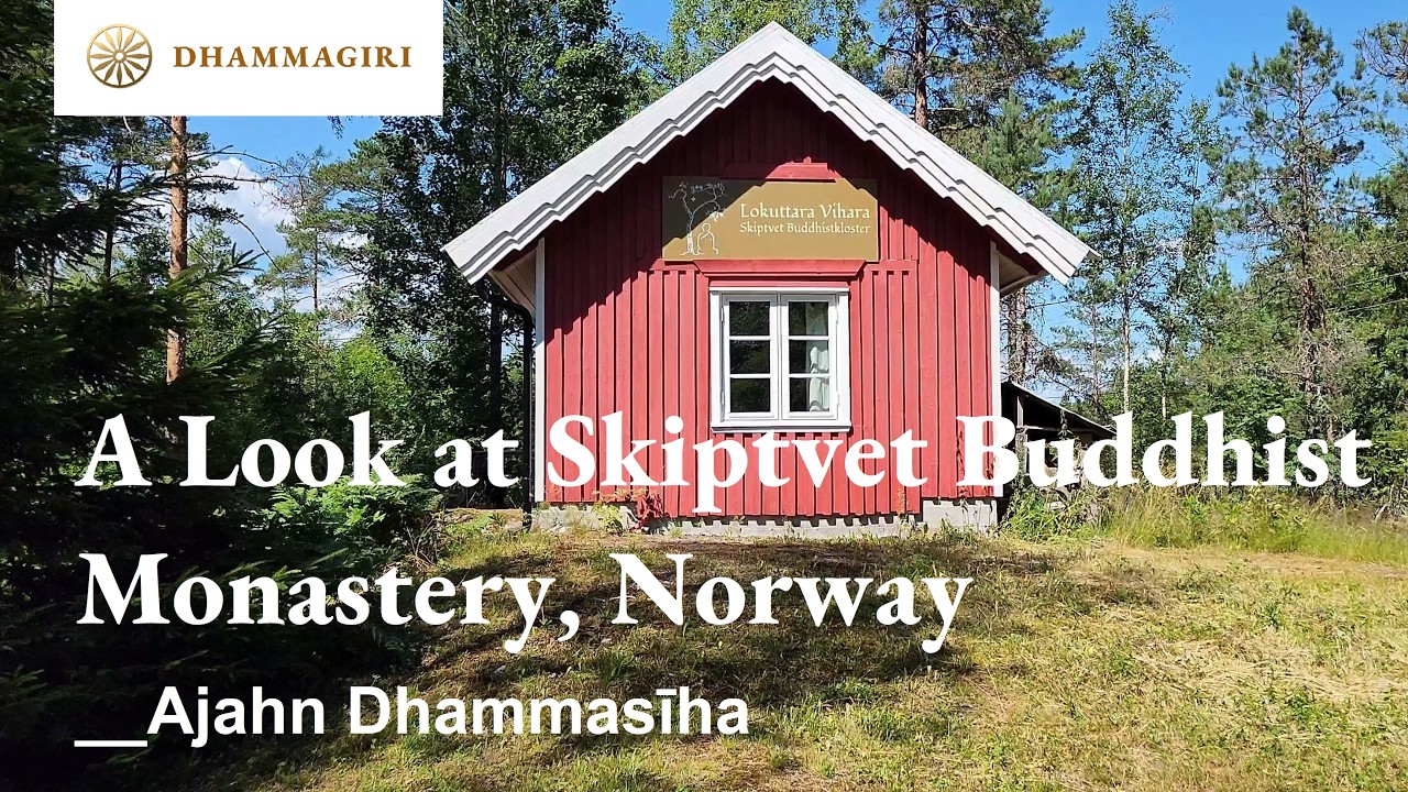 A look at Skiptvet Buddhist Monastery, Norway | Ajahn Dhammasiha #buddhistmonastery #buddhisttemple