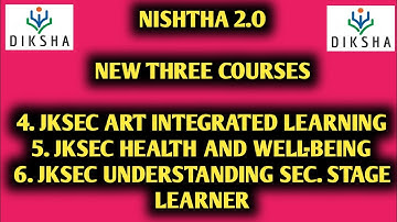 NISHTHA 2.0 || NEW THREE COURSES FOR SEPTEMBER 2021 || COURSES 4,5,6