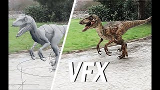 Raptor l VFX breakdown l REEL l after effects and Blender