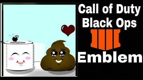 Call of Duty Black Ops 4 Cod Bo4 Easy Funny Emblem Tutorial