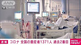 国内の新型コロナ重症患者1371人　過去2番目の多さ(2021年5月27日)