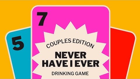 Couples Drinking Game 2023