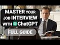 Master Your Job Interview with ChatGPT: Ace Any Interview with AI-Powered Preparation