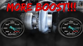 How to UP the BOOST on your CUMMINS!