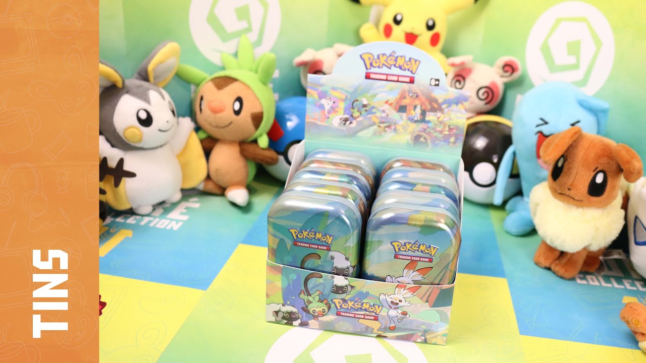 Opening An Entire Pokemon GALAR PALS MINI TIN Display!
