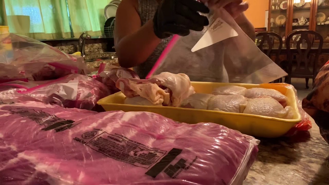 I REPACKAGED MEAT BEFORE FREEZING. - YouTube