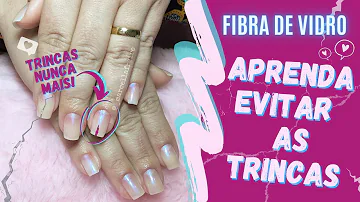 Porque a unha de fibra quebra no canto?