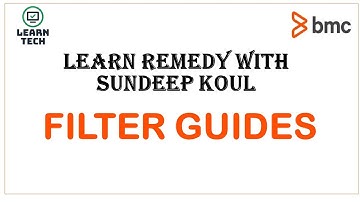 BMC Remedy Filter Guides Explained