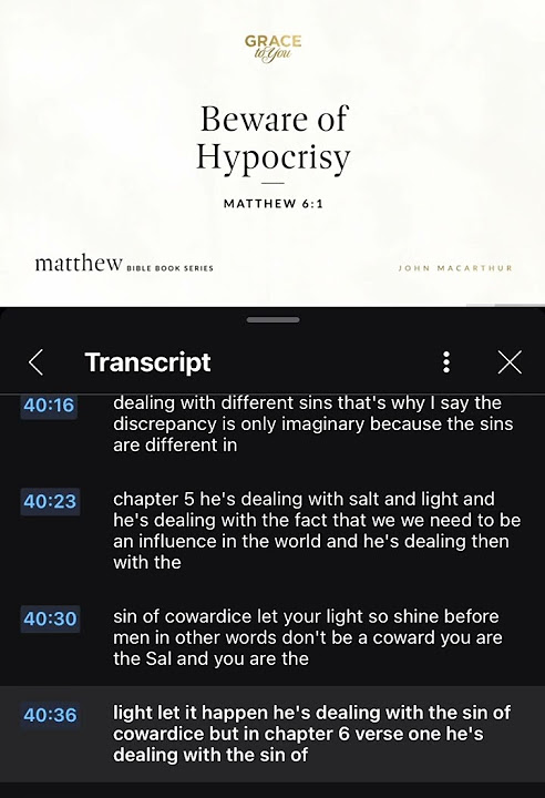 john-macarthur-cowardice-hypocrisy-matthew-chapter-5-6-youtube