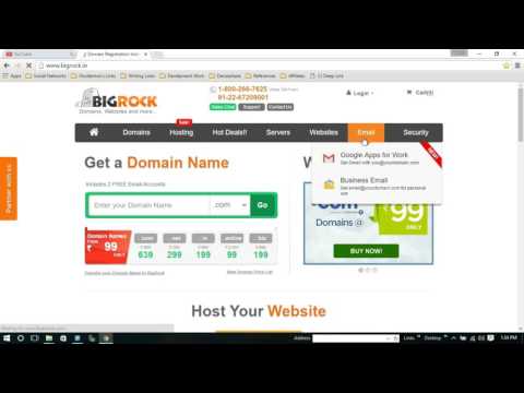 How to set name servers in bigrock