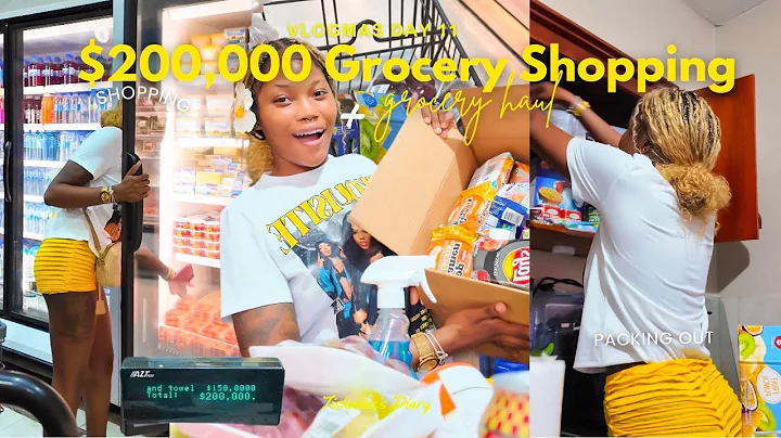 Vlogmas Day 11: $200,000 Grocery Shopping After Hurricane Melissa + Grocery Haul✨