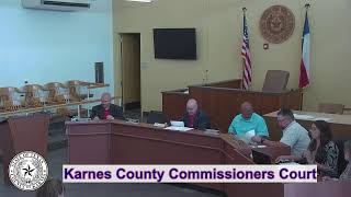 06-09-2026 Commissioners Court of Karnes County Texas