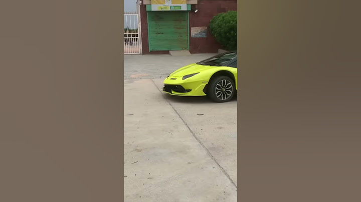 Lamborghini aventador svj replica