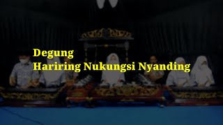 Degung - Hariring nukungsi nyanding