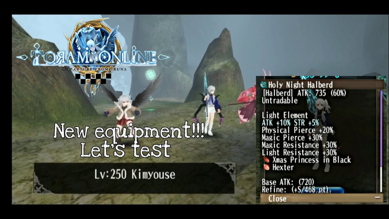 New Weapon HB Drop boss EVENT (Black Velly) Toram Online YouTube