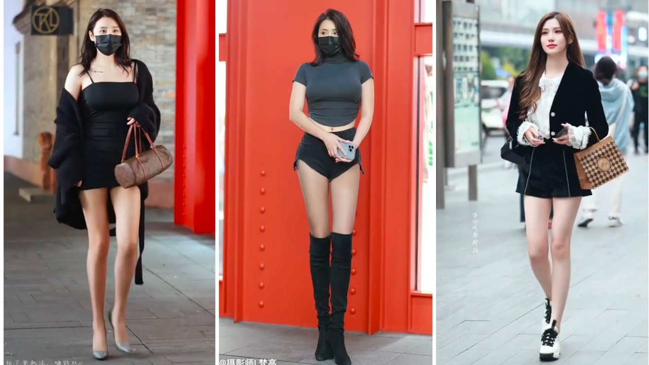 Chinese Girls Street Fashion [抖音] Style China