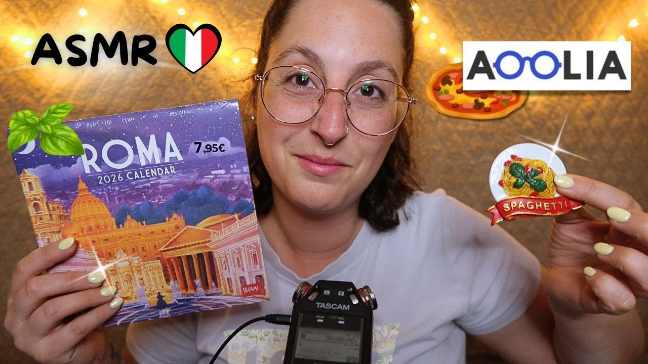 ASMR - MES DERNIERS ACHATS en ITALIE 🤩💸 (avec AOOLIA)