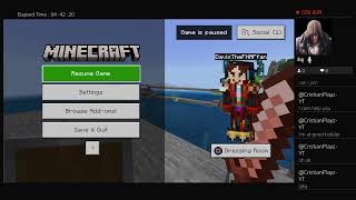 Nether To Overworld Travel! DavisTheFNAFfan's Live Minecraft PS4 Broadcast